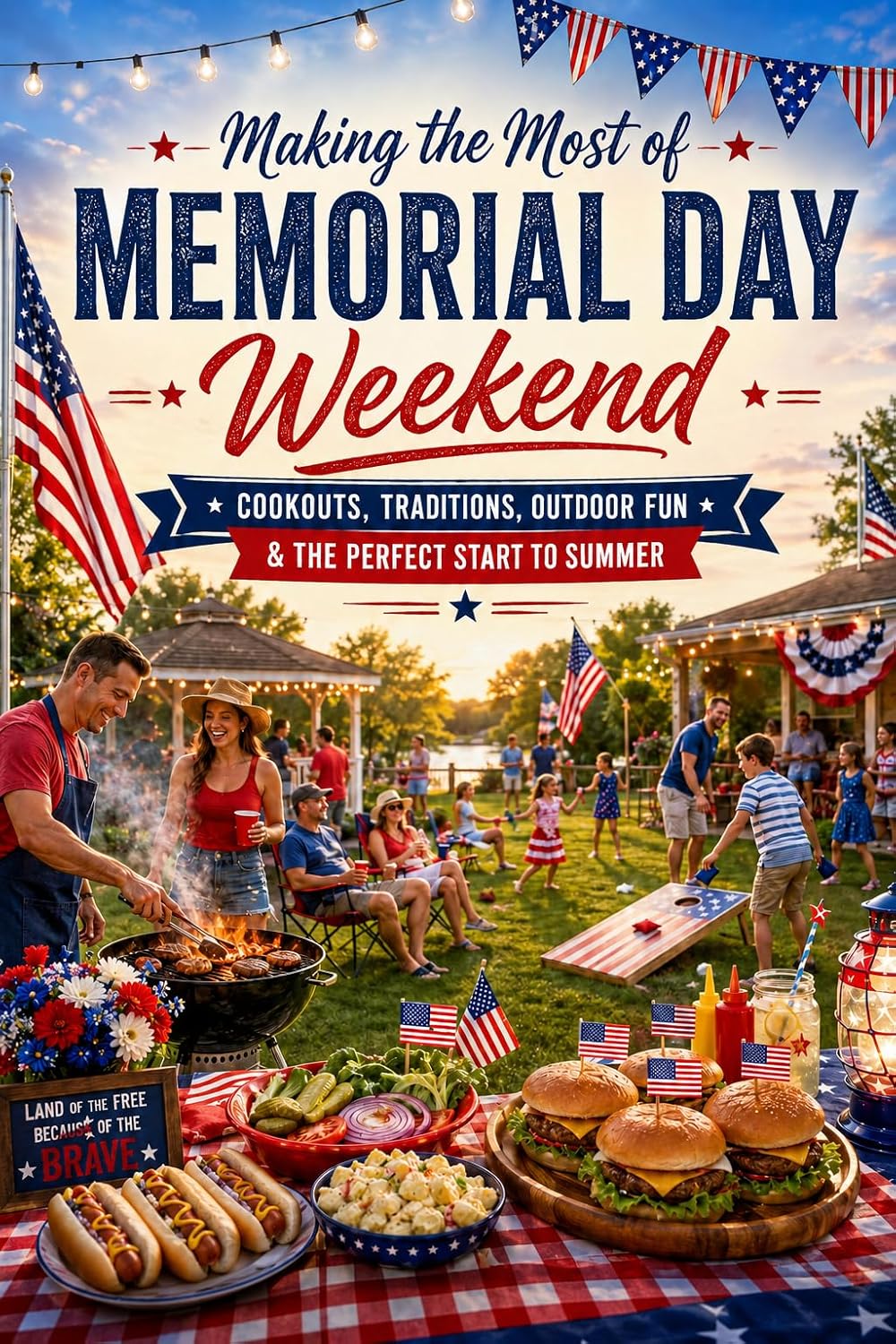Making the Most of Memorial Day Weekend: Cookouts, Traditions, Outdoor Fun & the Perfect Start to Summer